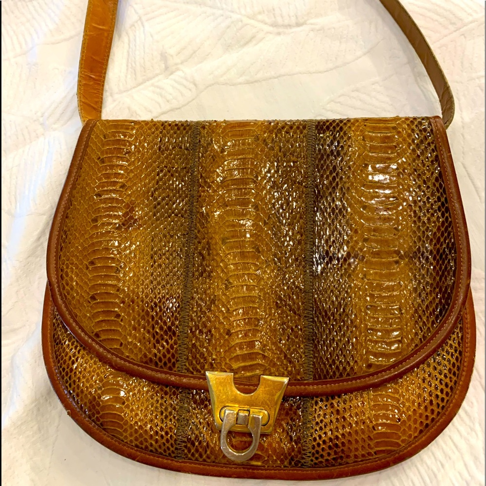 Snakeskin vintage purse